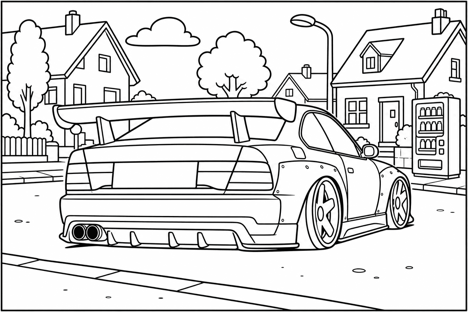 BMW 850CSi E31 coloring page