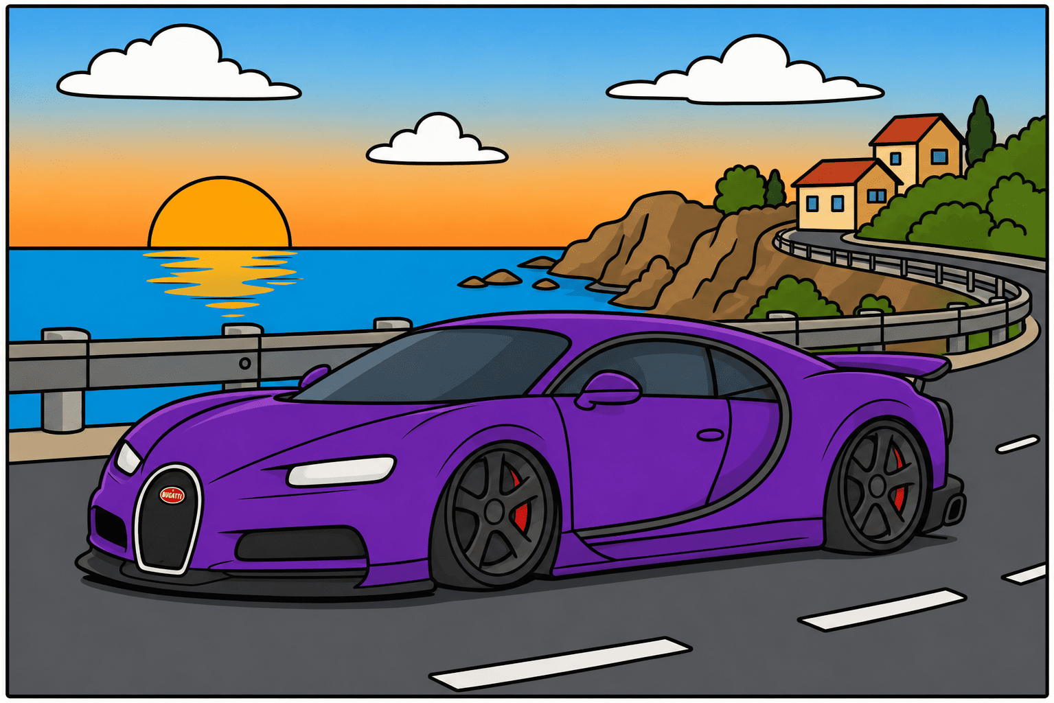 Exotic Cars Club — car coloring book cover