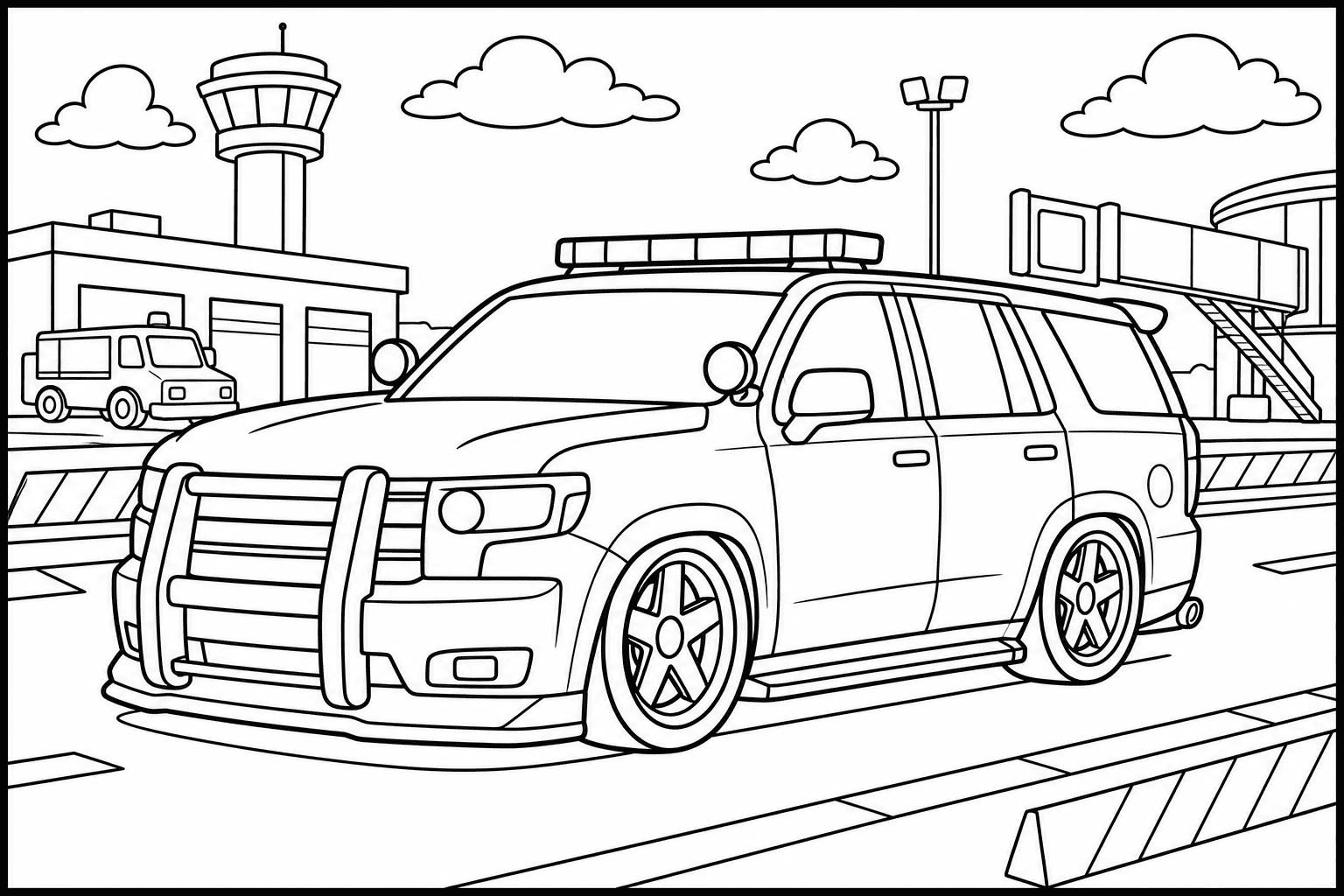 Chevrolet Tahoe PPV coloring page