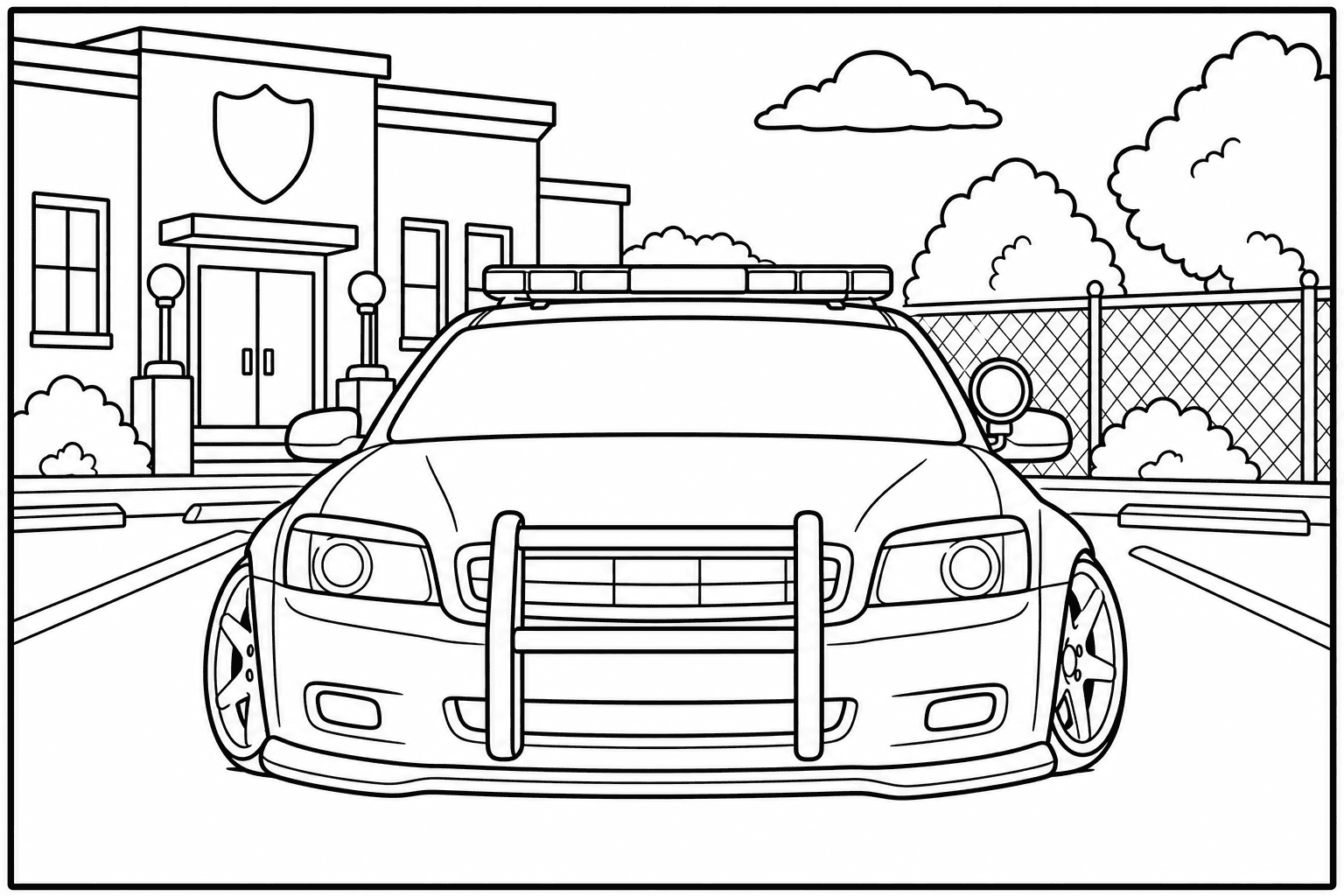 Chevrolet Caprice PPV coloring page